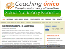 Tablet Screenshot of coachingunico.com